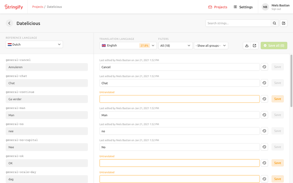 Stringify Screenshot 1