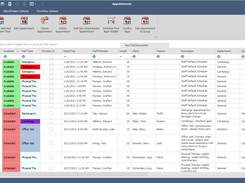 Scheduling / Grid View / Available and Scheudled