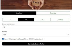 Developers Stripe Card Donate Pay Form Screenshot 4