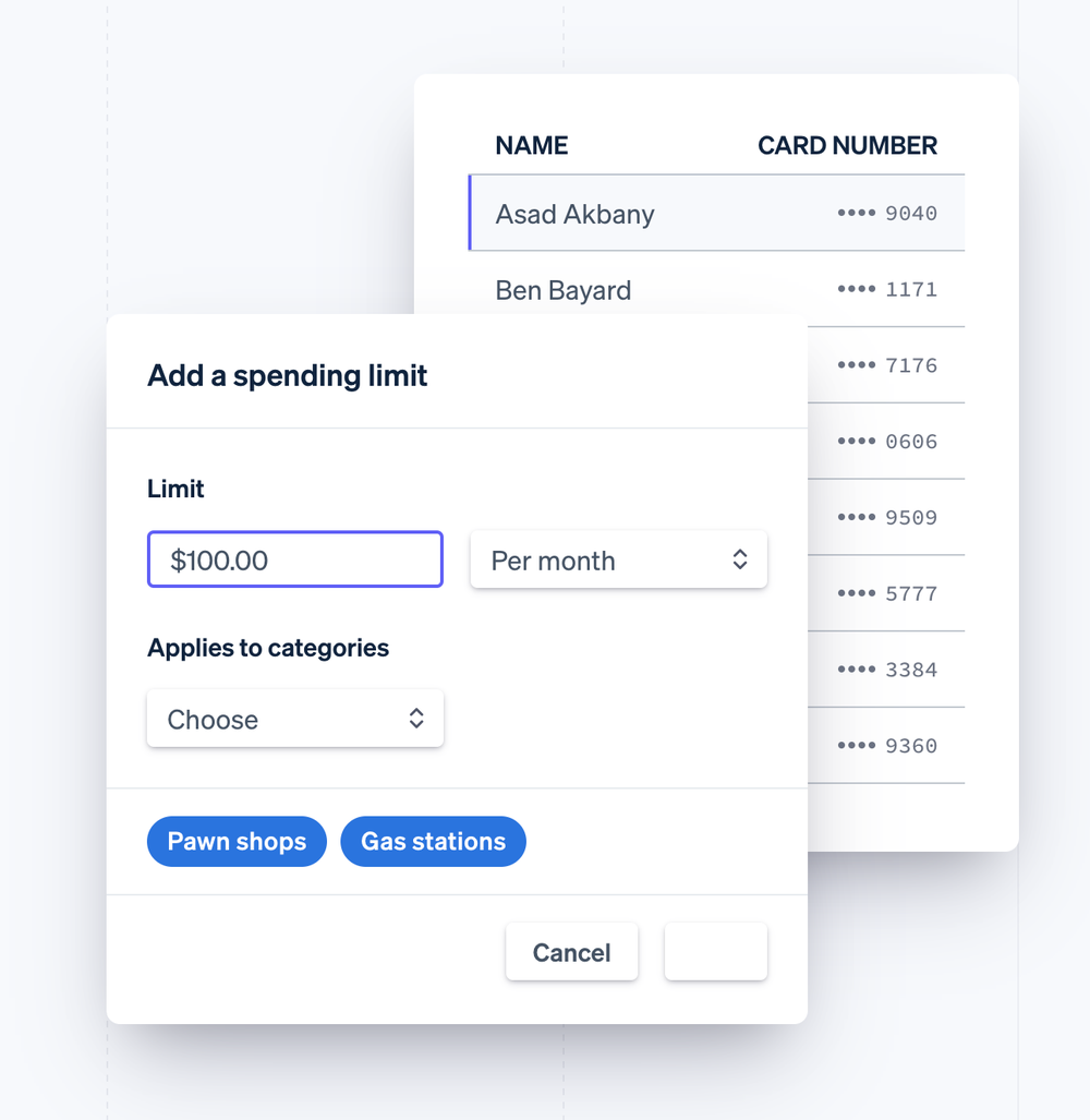 Stripe Issuing Screenshot 1
