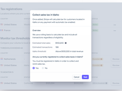 Stripe Tax Screenshot 1