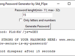 Strong Password Generator Screenshot 2
