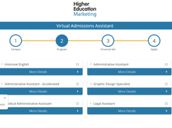 Higher Education Marketing Screenshot 1