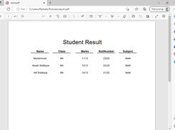 Export to PDF