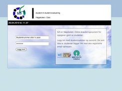 Login screen.