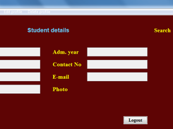 Student Information System Screenshot 2
