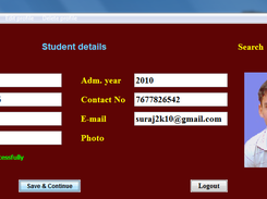 Student Information System Screenshot 3
