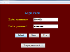 Student Information System Screenshot 4