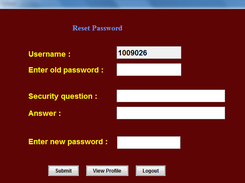 Student Information System Screenshot 5