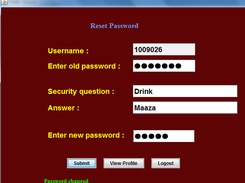 Student Information System Screenshot 6