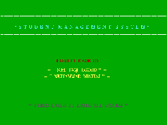 Startup Screen