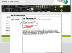 StudiCloud New VM Wizard