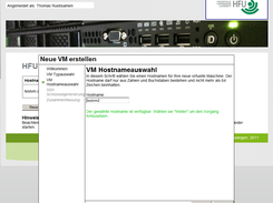 StudiCloud VM Wizard Hostname Check