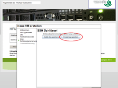 StudiCloud VM Wizard SSH Key Generation