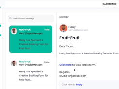 INTERNAL MAILBOX Keeping you informed with the latest creative task updates,  approvals, amends and shared work. �