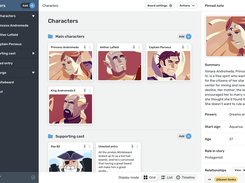 Reedsy Studio character board