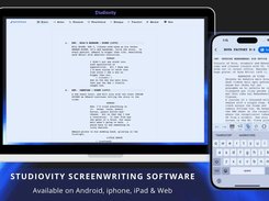 Studiovity Screenwriting Screenshot 1