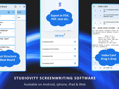 Studiovity Screenwriting Screenshot 1