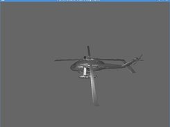 A blackhawk model rendered