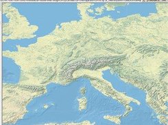 Part of Natural Earth displayed using SUAS MapServer