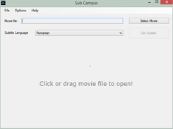 Main empty screen