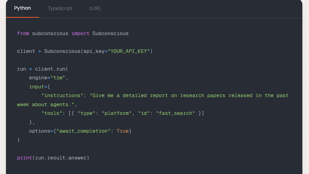 Subconscious Screenshot 1