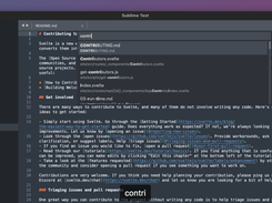 Sublime Text Screenshot 1