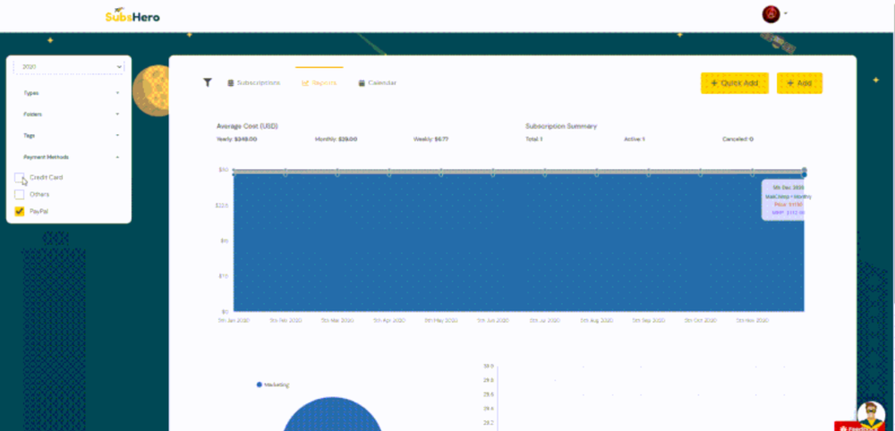 Subshero Screenshot 1