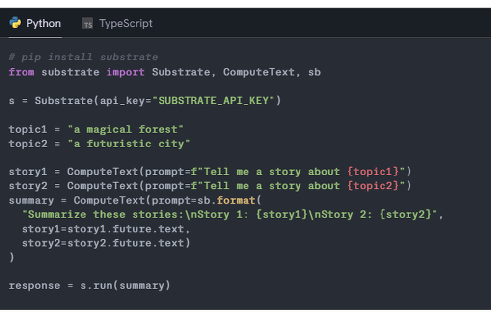 Substrate Screenshot 1
