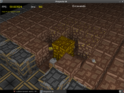 Excavando oro