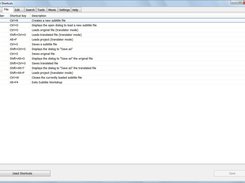 Easy editing of shortcuts
