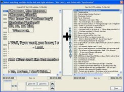 Synchronize your subtitle against an original SUP file.