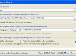 Use the DVD Authoring Wizard to help you.