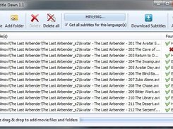 Subtitle Dawn - downloading multiple subtitles