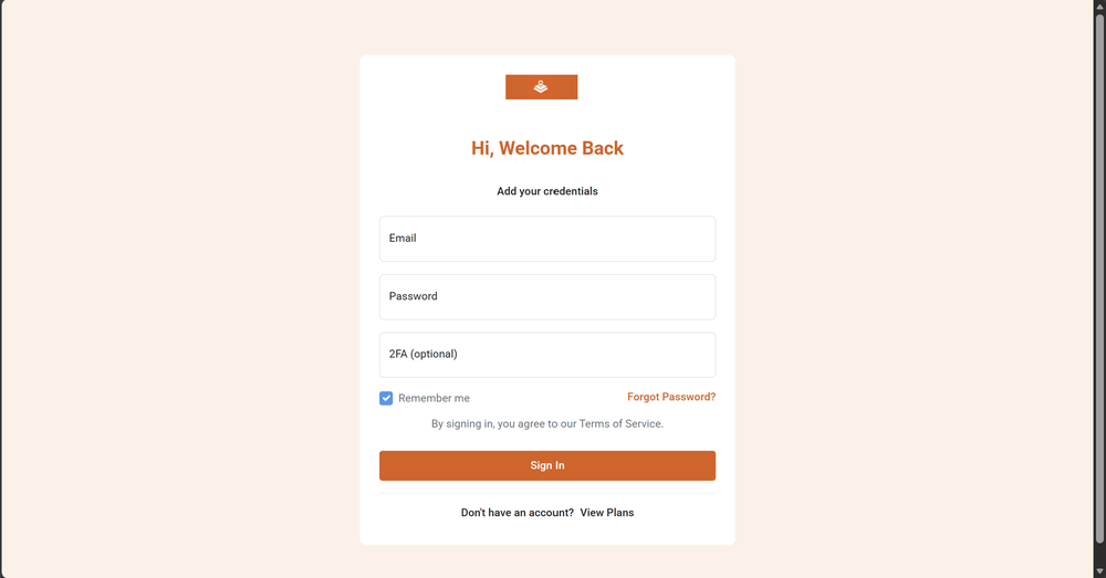 Login Page