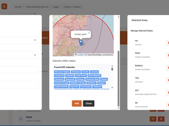 Add Your Target Areas
