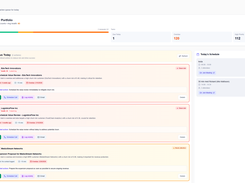 My Day Dashboard – Start every morning with a personalized dashboard showing today's tasks, at-risk accounts, upcoming renewals, and key metrics to keep your CS workflow on track.