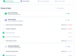 Customer-Facing Onboarding Portal – Give your customers a self-service portal where they can track their own onboarding progress, complete tasks, and access resources without waiting for a CSM