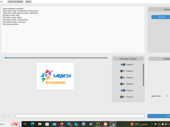 Main screen
