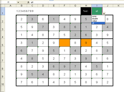 Sudoku9 - solution check stored in  conditional format
