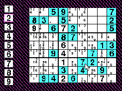 Sudoku86 working in CGA mode