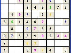 Main window while solving