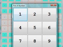 Dialog for number choice