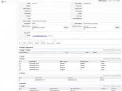 Accounts page with orders, invoices and payments