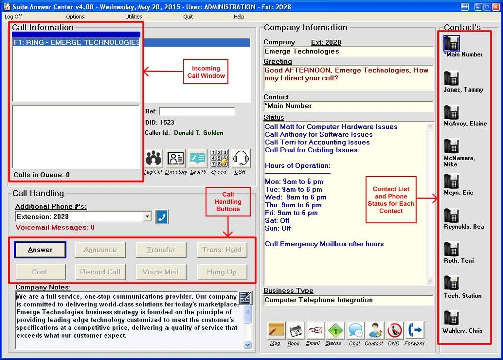 Suite Answer Center Screenshot 1