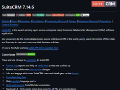 SuiteCRM Screenshot 1