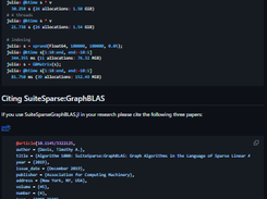 SuiteSparseGraphBLAS.jl Screenshot 1