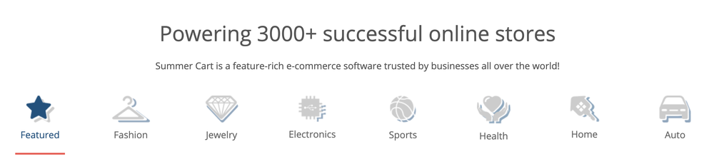 Powering online stores