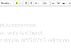 Summernote Screenshot 1