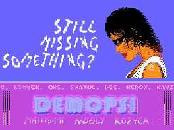 Summertime demo - Atari XL/XE Screenshot 1